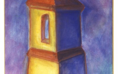 Estasi lituana - cm 210 x 60 - tecnica mista su tela - 1995