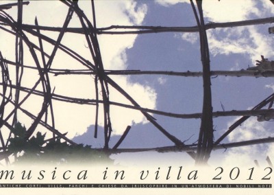 Musica in villa 2012